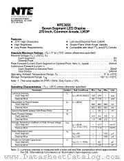 NTE3050 datasheet pdf NTE Electronics