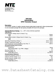 NTE3081 datasheet pdf NTE Electronics