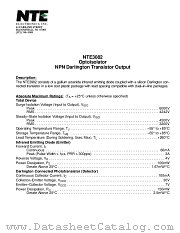 NTE3082 datasheet pdf NTE Electronics