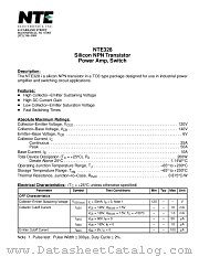 NTE328 datasheet pdf NTE Electronics