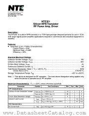 NTE351 datasheet pdf NTE Electronics