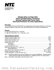 NTE388 datasheet pdf NTE Electronics