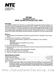 NTE3881 datasheet pdf NTE Electronics
