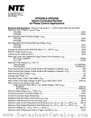 NTE5586 datasheet pdf NTE Electronics