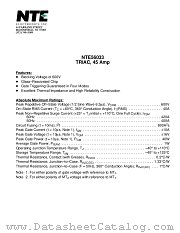 NTE56033 datasheet pdf NTE Electronics
