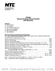 NTE581 datasheet pdf NTE Electronics