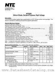 NTE592 datasheet pdf NTE Electronics