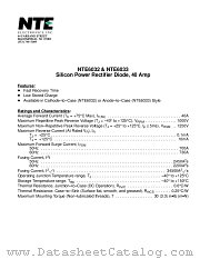 NTE6033 datasheet pdf NTE Electronics