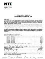 NTE6073 datasheet pdf NTE Electronics