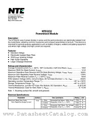 NTE6232 datasheet pdf NTE Electronics