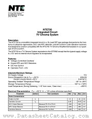 NTE700 datasheet pdf NTE Electronics
