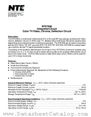 NTE7008 datasheet pdf NTE Electronics