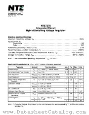 NTE7078 datasheet pdf NTE Electronics