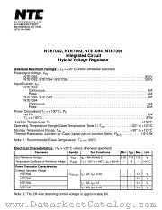 NTE7094 datasheet pdf NTE Electronics