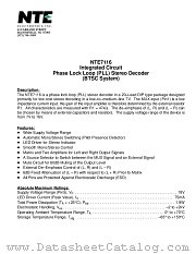 NTE7116 datasheet pdf NTE Electronics
