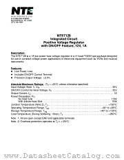 NTE7128 datasheet pdf NTE Electronics