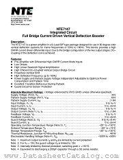 NTE7147 datasheet pdf NTE Electronics