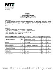 NTE745 datasheet pdf NTE Electronics