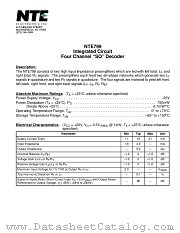 NTE799 datasheet pdf NTE Electronics