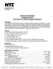 NTE834SM datasheet pdf NTE Electronics