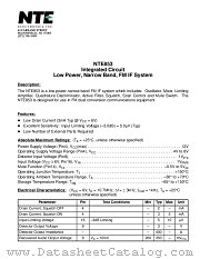 NTE853 datasheet pdf NTE Electronics