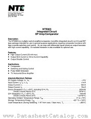 NTE863 datasheet pdf NTE Electronics