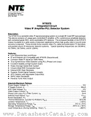 NTE875 datasheet pdf NTE Electronics