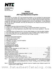 NTE937 datasheet pdf NTE Electronics