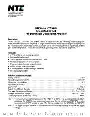 NTE944 datasheet pdf NTE Electronics