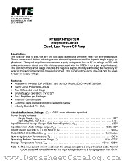 NTE987SM datasheet pdf NTE Electronics