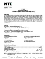 NTE989 datasheet pdf NTE Electronics