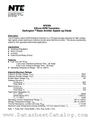 NTE99 datasheet pdf NTE Electronics
