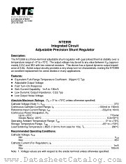 NTE999 datasheet pdf NTE Electronics