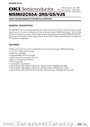 MSM82C55A-2GS datasheet pdf OKI electronic components