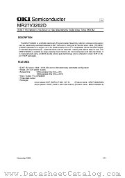 MR27V3202D datasheet pdf OKI electronic components