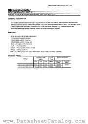 MSC23436B datasheet pdf OKI electronic components