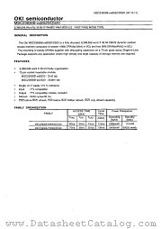 MSC23836B-XXBS20 datasheet pdf OKI electronic components
