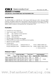 MSM5117400D datasheet pdf OKI electronic components