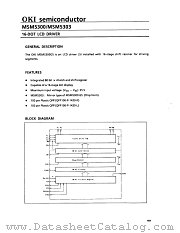MSM5303 datasheet pdf OKI electronic components