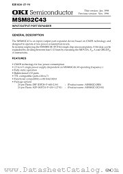MSM82C43 datasheet pdf OKI electronic components
