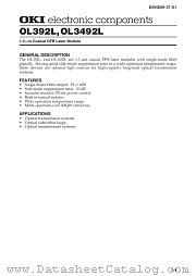 OL3492L datasheet pdf OKI electronic components
