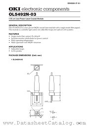 OL5492N-03 datasheet pdf OKI electronic components