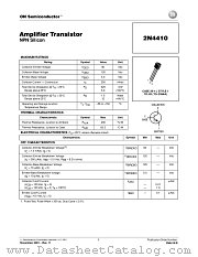 2N4410-D datasheet pdf ON Semiconductor