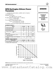 2N6056-D datasheet pdf ON Semiconductor
