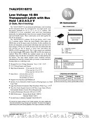 74ALVCH16373-D datasheet pdf ON Semiconductor