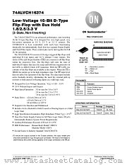 74ALVCH16374-D datasheet pdf ON Semiconductor
