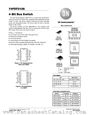 74FST3126-D datasheet pdf ON Semiconductor