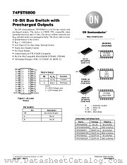 74FST6800-D datasheet pdf ON Semiconductor