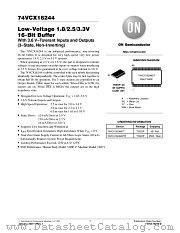 74VCX16244-D datasheet pdf ON Semiconductor