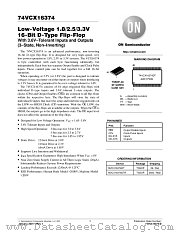 74VCX16374-D datasheet pdf ON Semiconductor